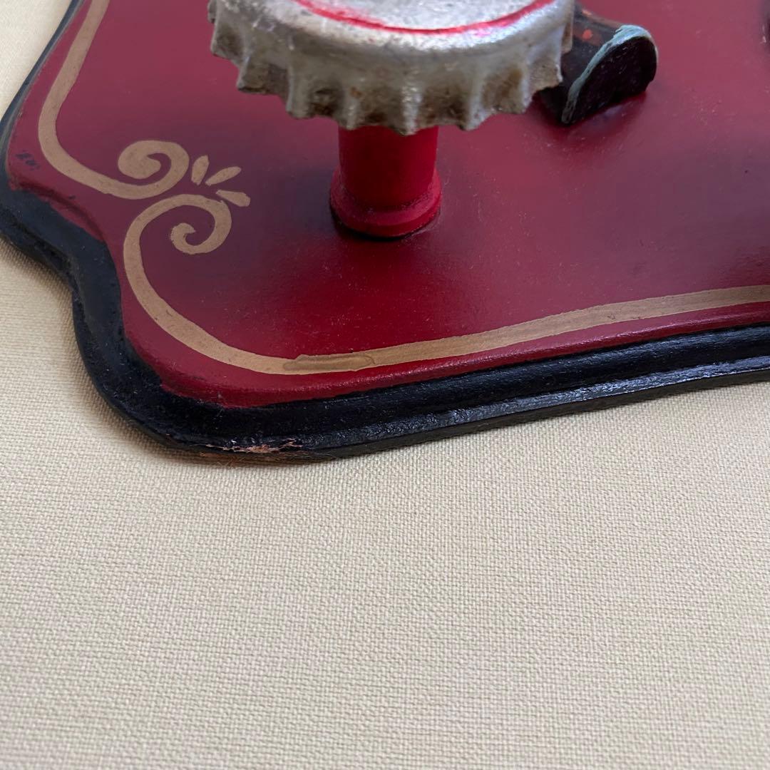 Coca-Cola レトロ壁掛けサイン コートハンガー ビンテージ コカコーラ