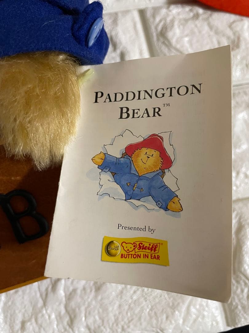 ☆シュタイフ☆2003☆パディントンベア☆レア☆タグ付き☆箱無し☆