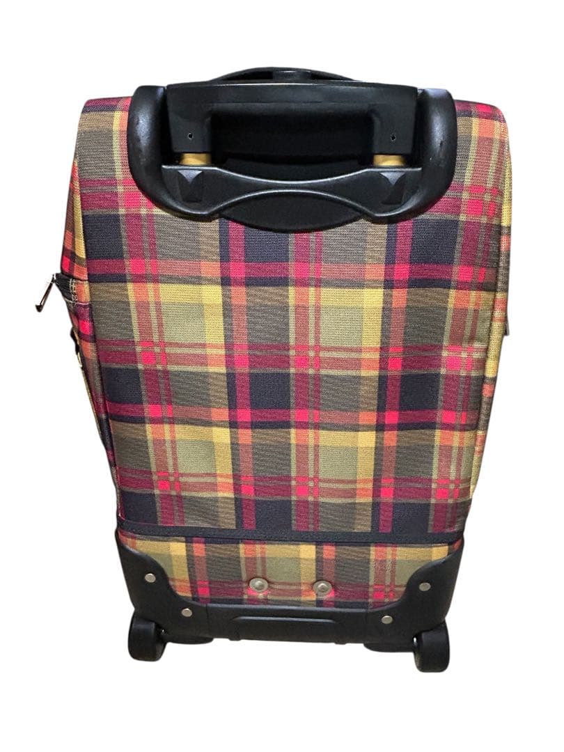 BURTON バートン キャリーバッグ チェック柄 マルチカラー 静音