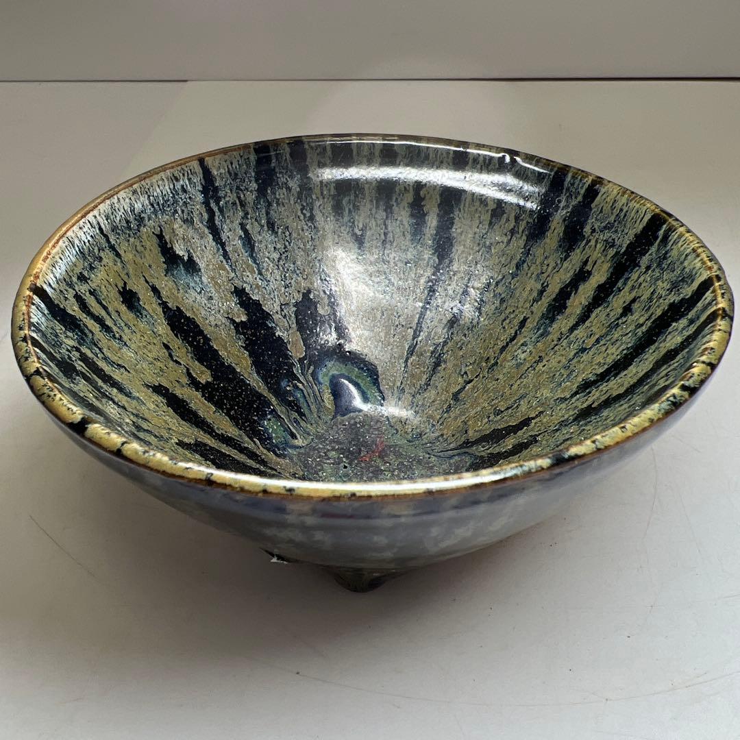 中国古玩 天目茶碗 口径12.8㎝ 東Y8-0204①タコサ - メルカリ