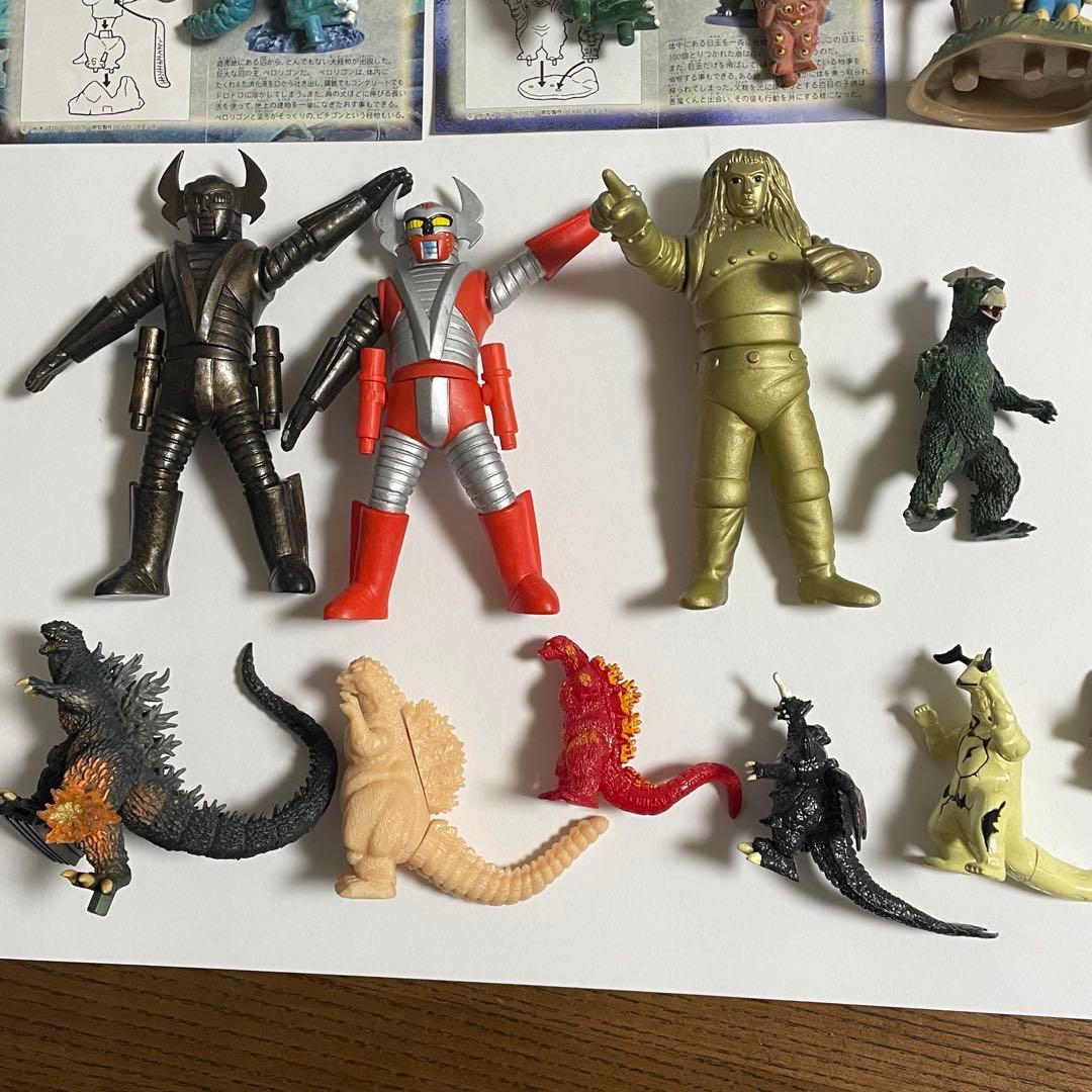 特撮 怪獣 食玩 ジャンク ハンパ物 ゴジラ ウルトラマン 悪魔くん UFO