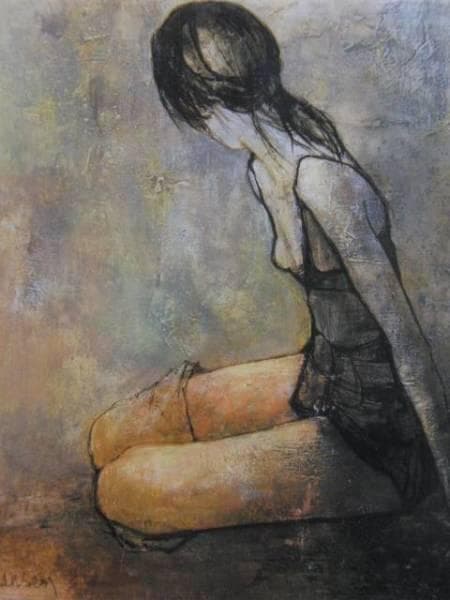 ジャン・ジャンセン、【踊り子の吐息】、希少な額装用画集より、新品