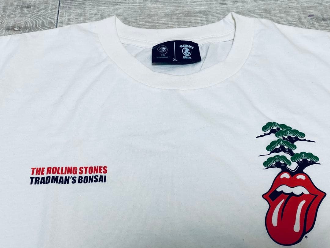 TRADMAN'S BONSAI ローリングストーンズ TシャツXL/ホワイト - メルカリ