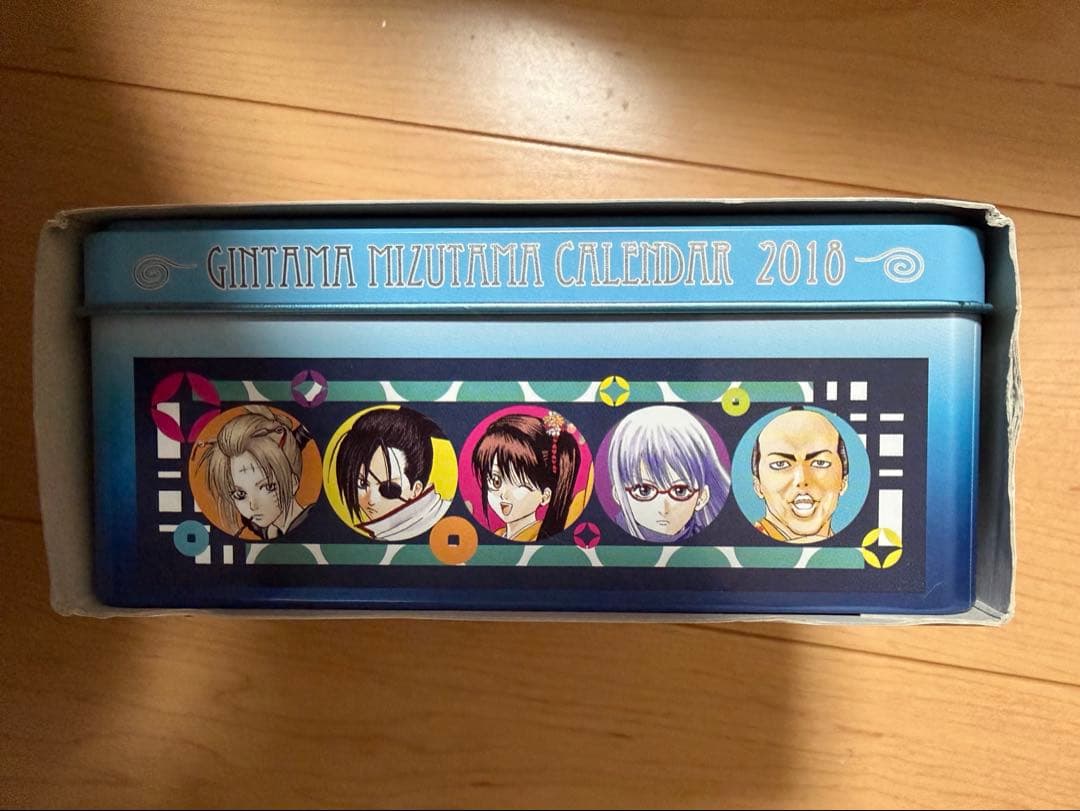 レア！銀魂 コミックカレンダー2018缶入り日めくり～水魂カレンダー