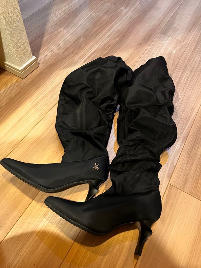 【nori】《YELLO》ロングブーツ