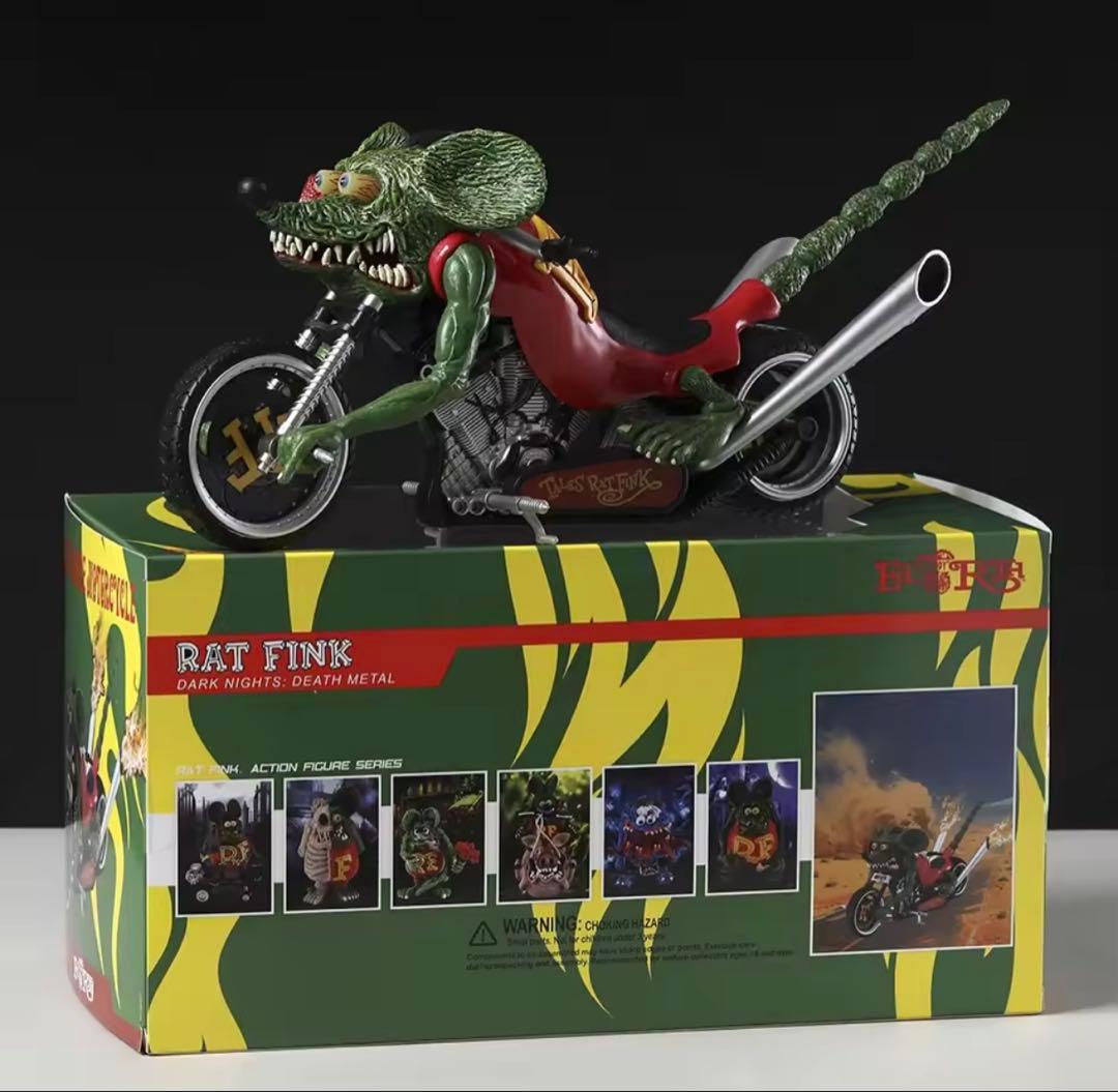 箱付き/ラットフィンク/Rat Fink/バイク/フィギュア/スタチュー - メルカリ