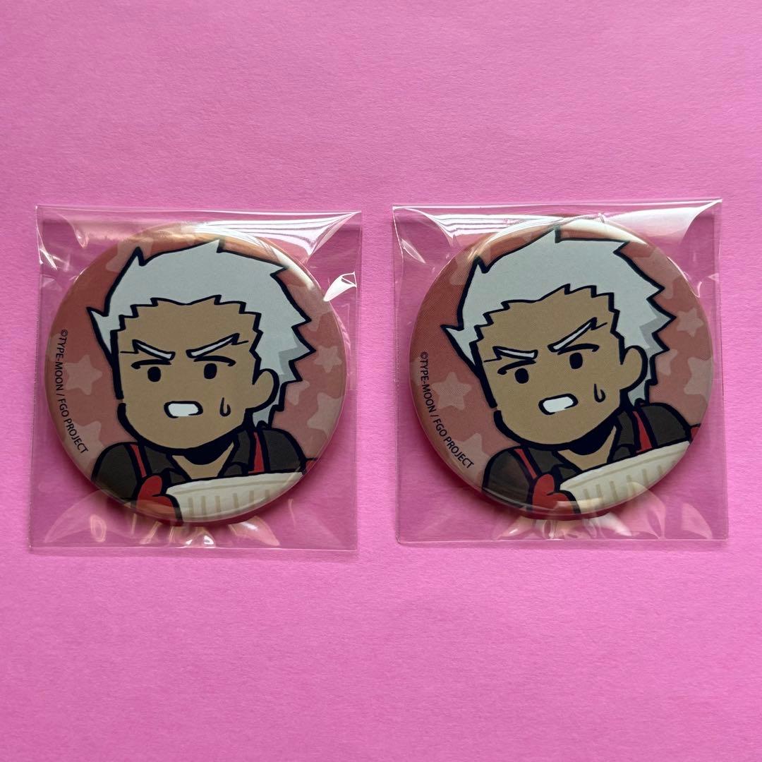 FGO 藤丸立香はわからない 謎丸カフェ 缶バッジ アーチャー エミヤ