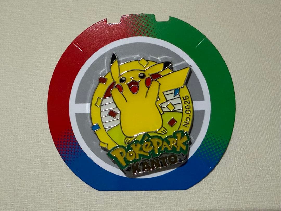 ポケパーク カントー ピカチュウ ピンズ No.0025 - メルカリ