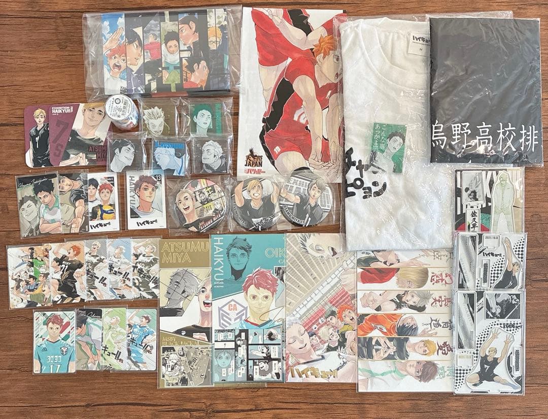ハイキュー　まとめ　缶バッジ　アクリルスタンド　クランチ　及川 📣ハイキューグッズ新入荷いたしました❕❕ アクリルスタンドや缶