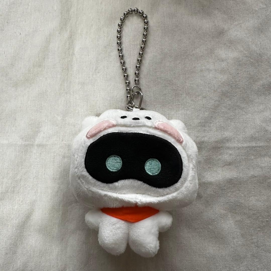 BTS Jin RJ wootteo ウット キーリング BTS JIN Wootteo ウットくん マスコットキーリング ステッカー付き