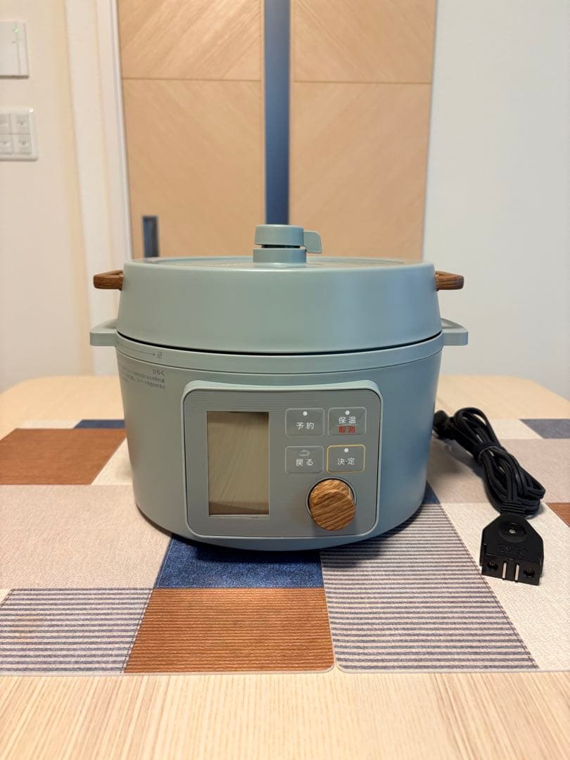 IRIS OHYAMA 電気圧力鍋 ピスタチオグリーン 3L IRIS OHYAMA 電気圧力鍋 ピスタチオグリーン 3L