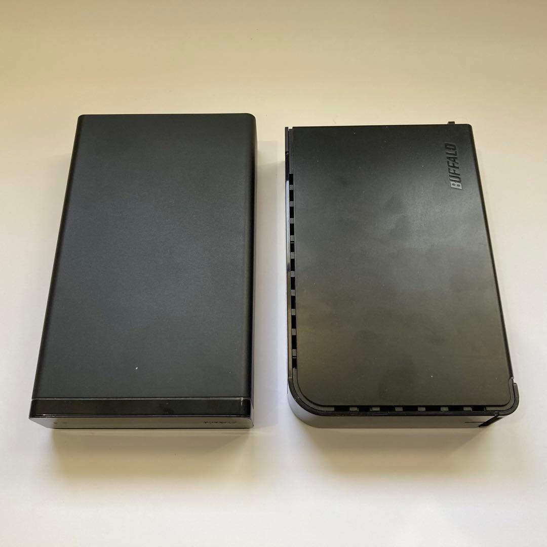 【TV録画用】BUFFALO 外付けHDD 2.0TB×2台まとめて
