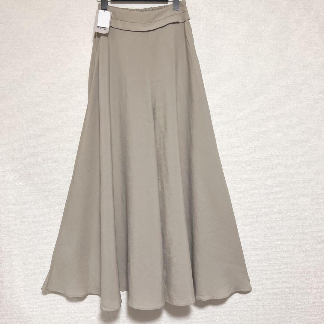 nala ナラ マーメイド ワイドパンツ パンツ￼ ベージュ - メルカリ