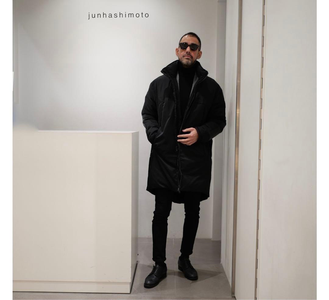美品junhashimotoジュンハシモトモンスターパーカー3ダウンブラック