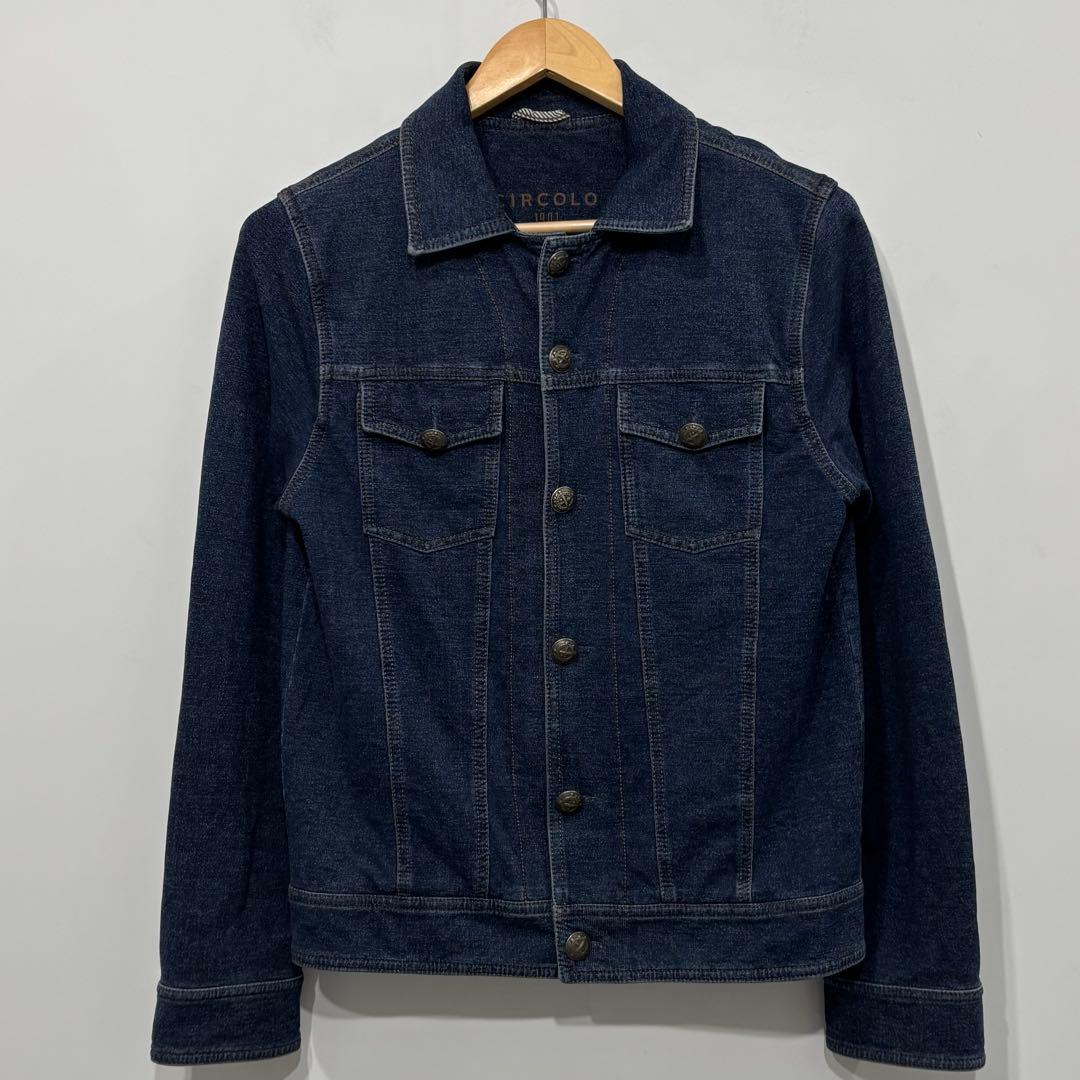 ルーマニア製 CIRCOLO 1901 インディゴ トラッカー ジャケット S