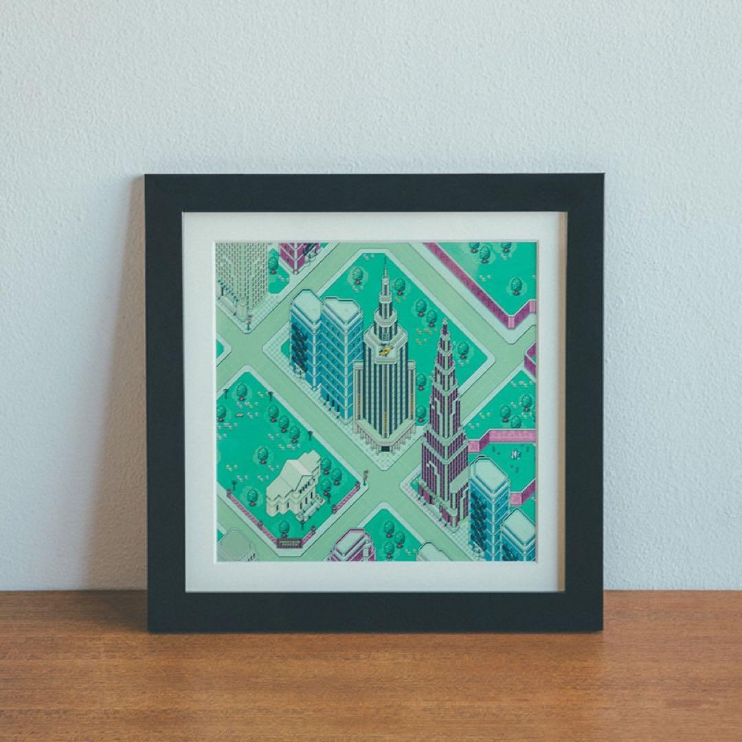 MOTHER2 マザー2 レプリカスクリーン フォーサイド Sサイズ 黒 ほぼ日