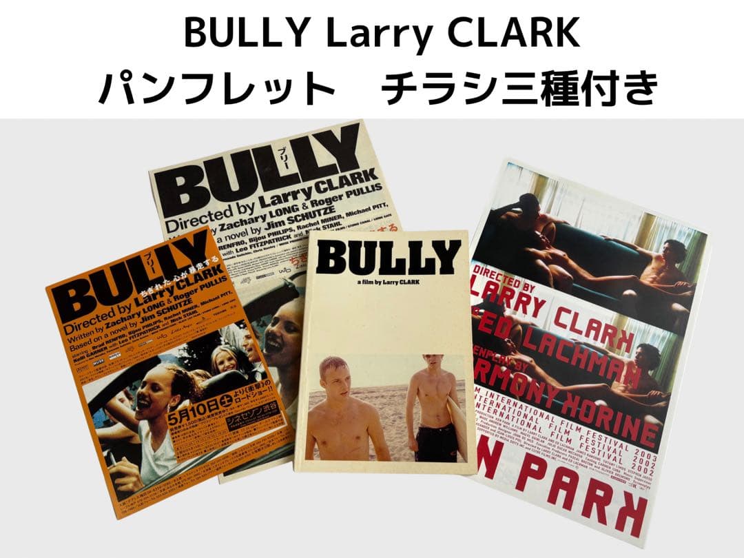 希少！Larry Clark BULLY パンフレット+三種チラシセット - メルカリ