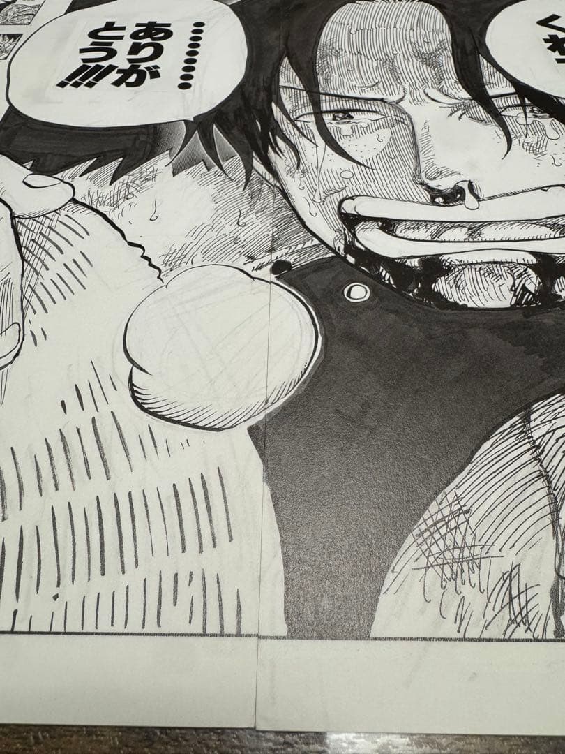 ONEPIECE 複製原画 ビブルの秘宝② エース - メルカリ