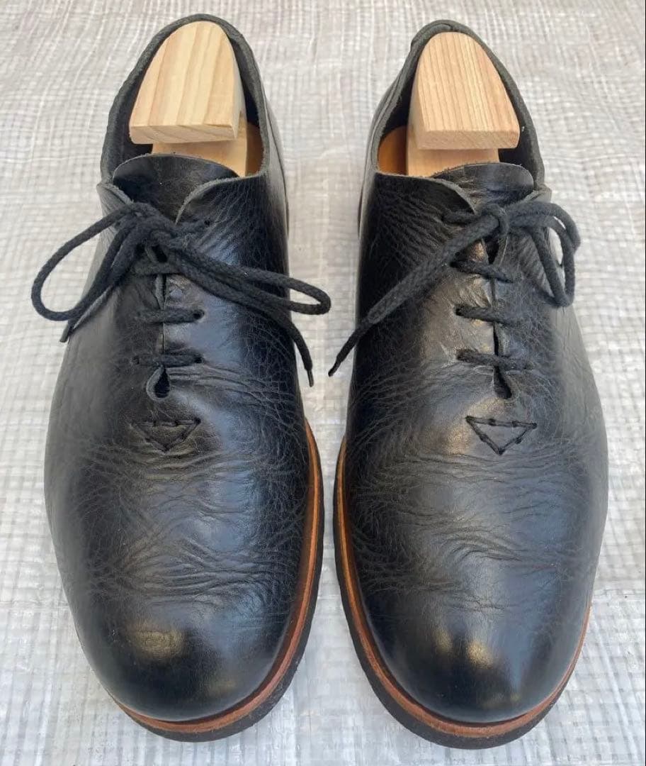 i*n様 KOTOKA古都ホールカット 26.5cm たつの蝋引きレザー ダーク