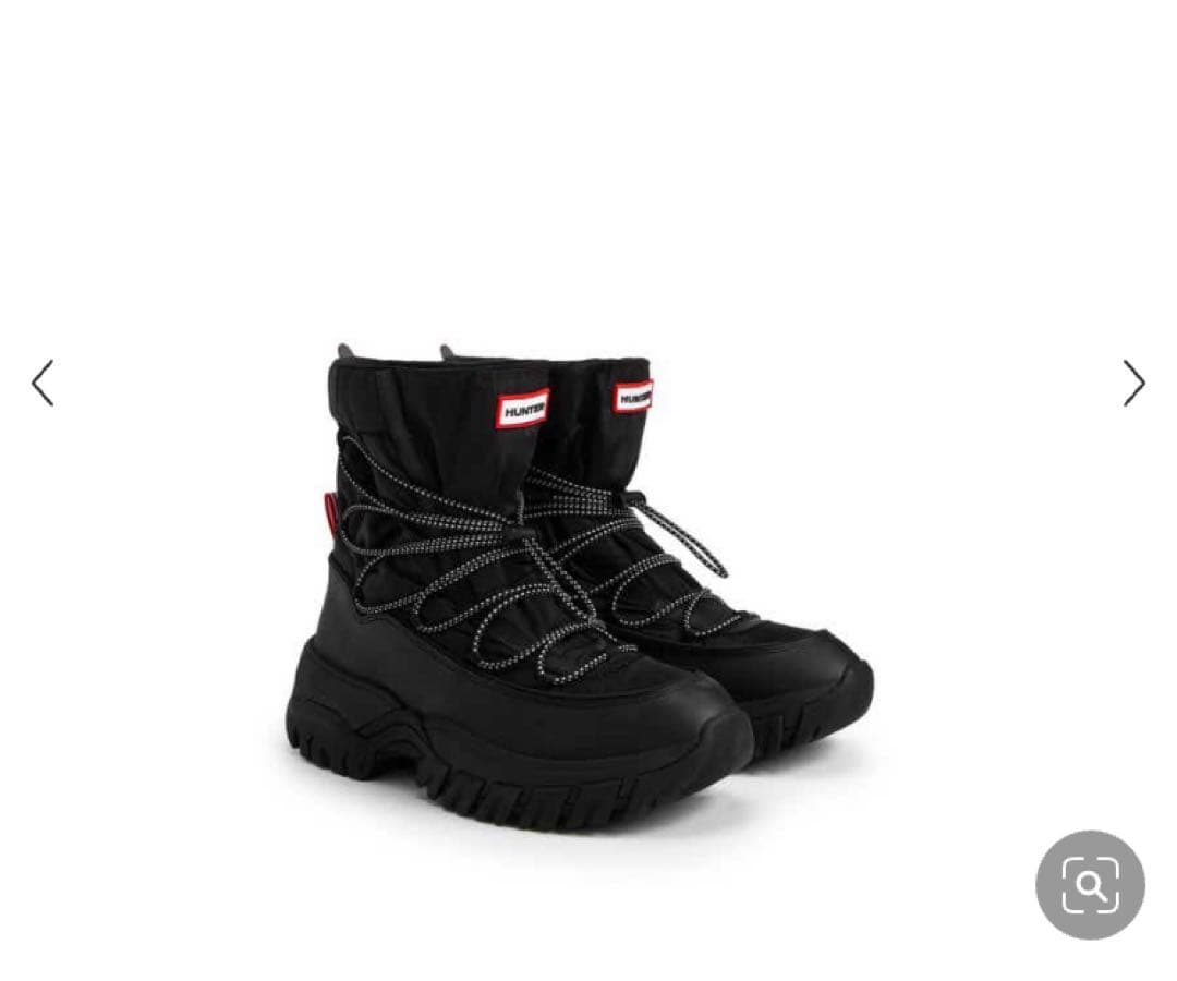 【新品】HUNTER ハンター レースアップ ブーツ スノーブーツ 25cm hunter-wfs2251nyl-1.jpg