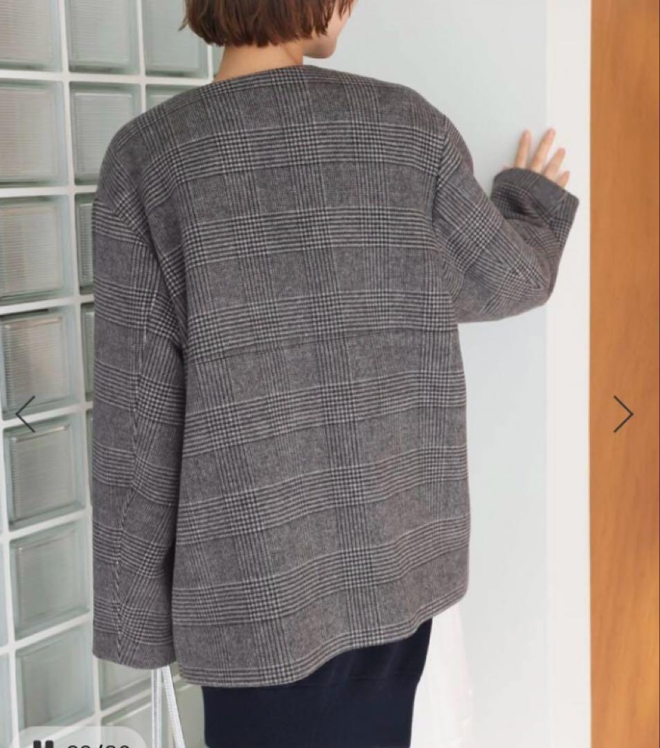 ⭐︎Miku様⭐︎ 新品スーパーファインビーバークルーネックコート