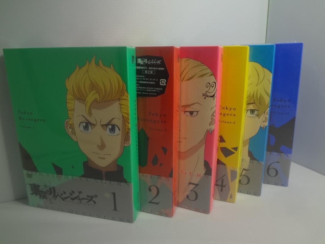 25k ★y 『東京リベンジャーズ』６巻セット [DVD] 収納BOX付き 東京リベンジャーズ DVD 全6巻 セット 全巻収納Box付 新品 - メルカリ