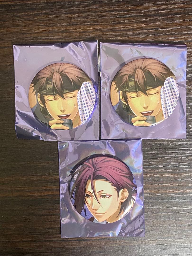 薄桜鬼 原田左之助 永倉新八 缶バッジ 3個セット - メルカリ