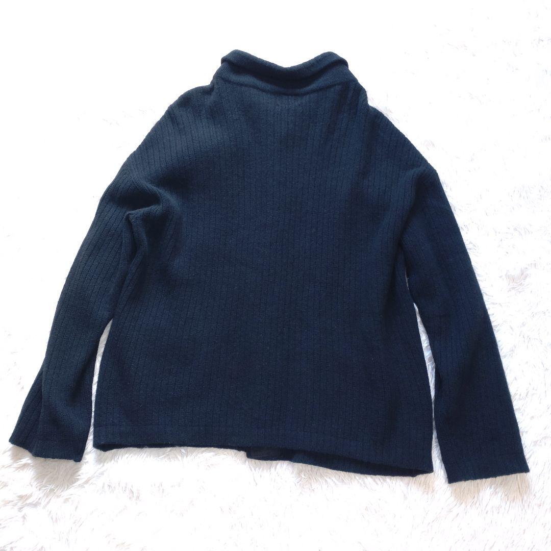 イタリア製 C.P. Company アンゴラ混 ニットカーディガン ブラック