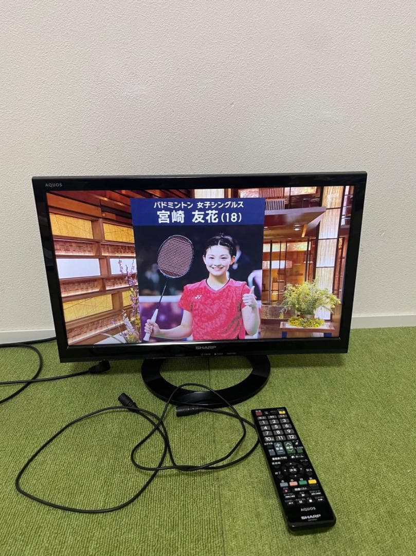 飯島壱子 シャープ 19V型 液晶テレビ ハイビジョン 外付HDD対応