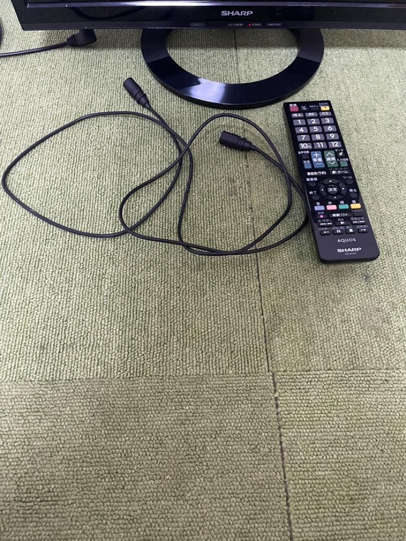 飯島壱子 シャープ 19V型 液晶テレビ ハイビジョン 外付HDD対応