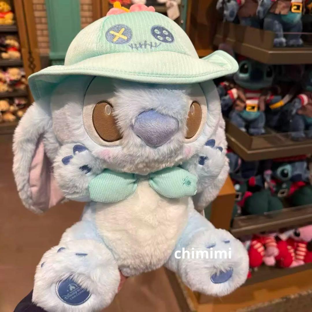 上海ディズニー　小さい旅人　スティッチぬいぐるみ 最新☆正規品】スティッチ 2025夏 ぬいぐるみ 上海ディズニー - メルカリ