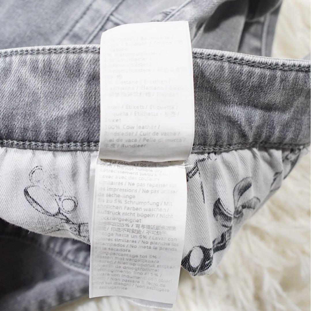 希少《DENHAM》BOLDER(W31)グレー スキニーパンツ ジップフライ