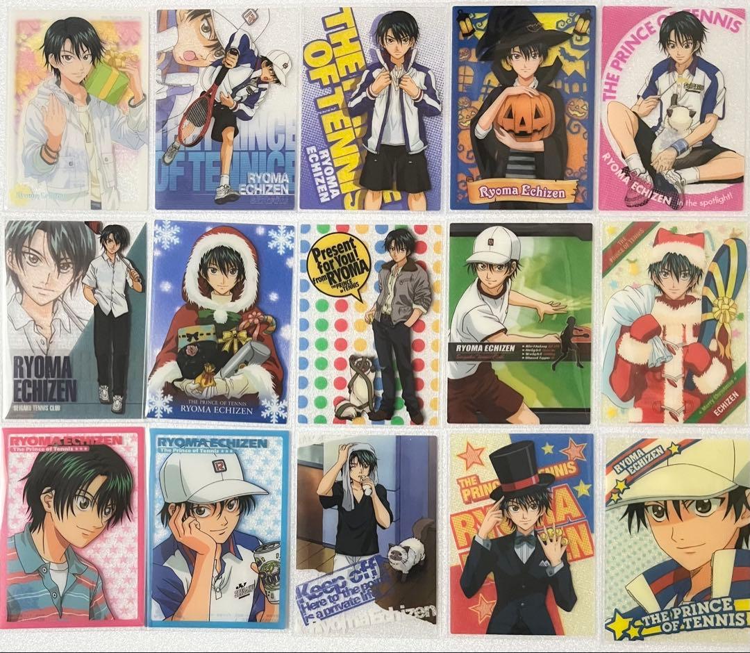 テニプリ　シャイニングクリア　越前リョーマ ①プライベート テニスの王子様 シャイニングクリアカード 越前