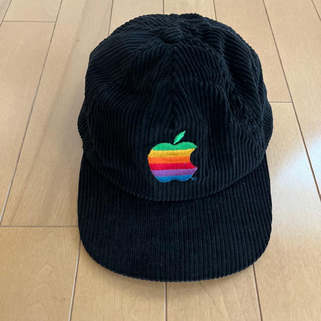 ジ*◯様 90s Apple コーデュロイキャップ アメリカ製