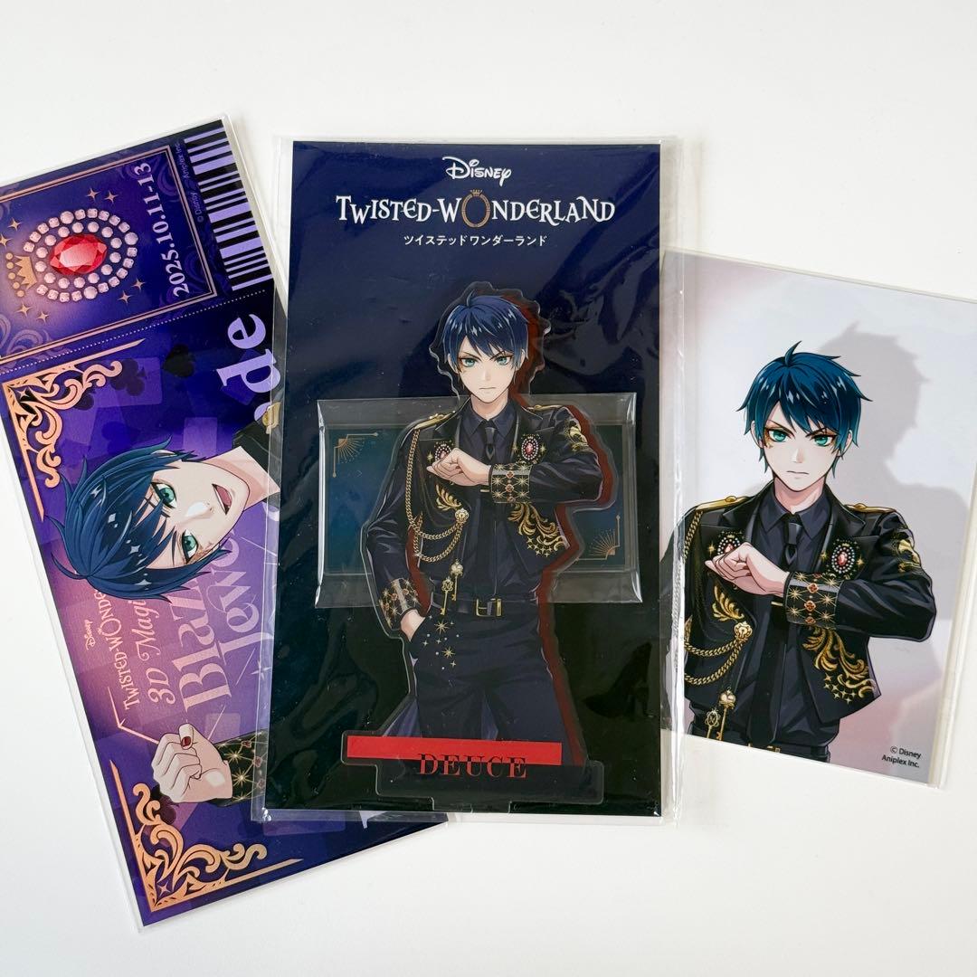 新品 ツイステ デュース ブレイジングジュエル アクスタ チケット風