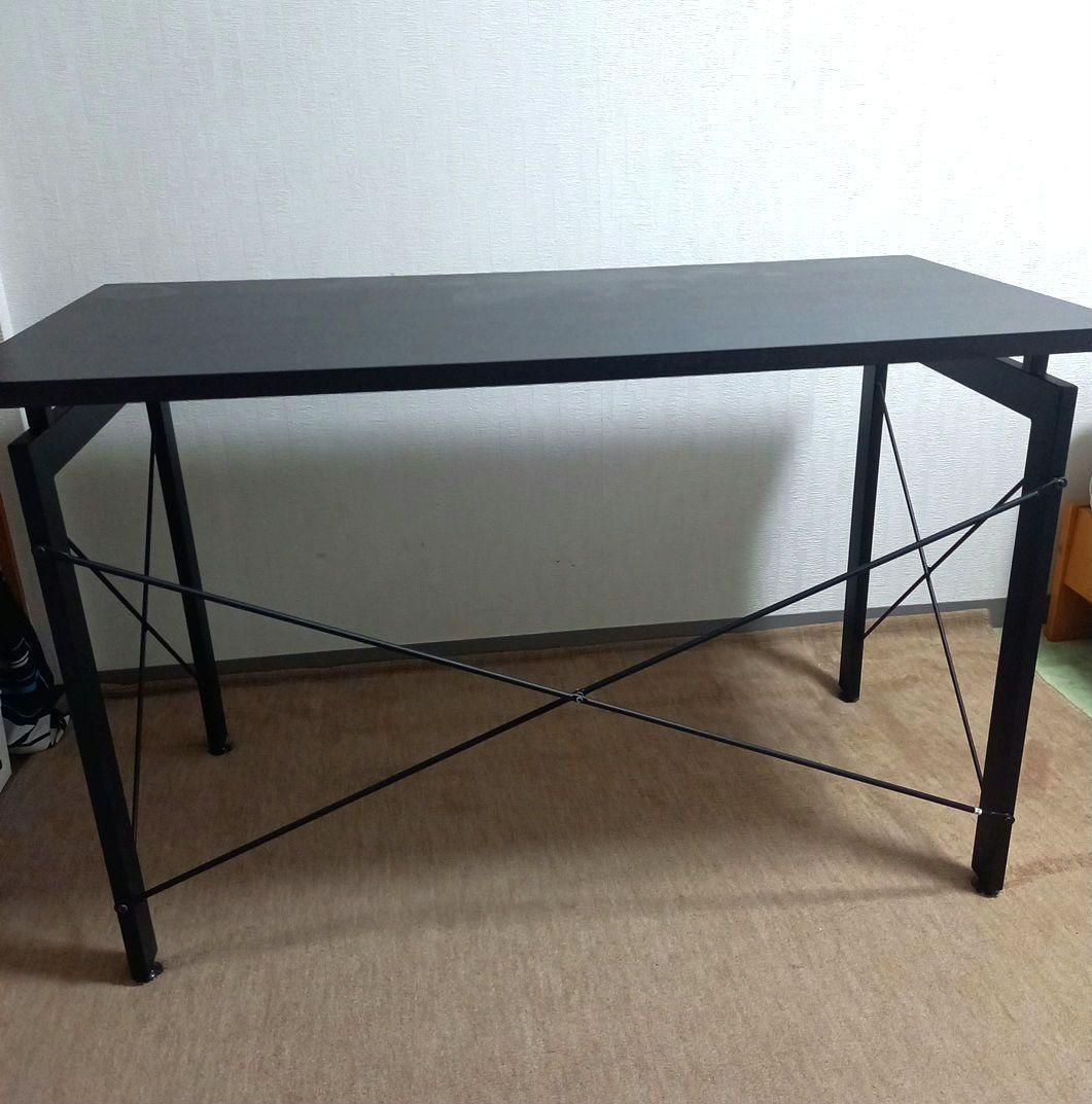 デスク パソコンデスク ニトリ サーヤ 幅120×縦60×高76 ダークブラウン