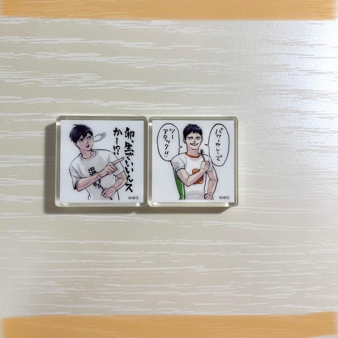ハイキュー ジャンプgiga 応募者全員サービス アクリルタイル 影山