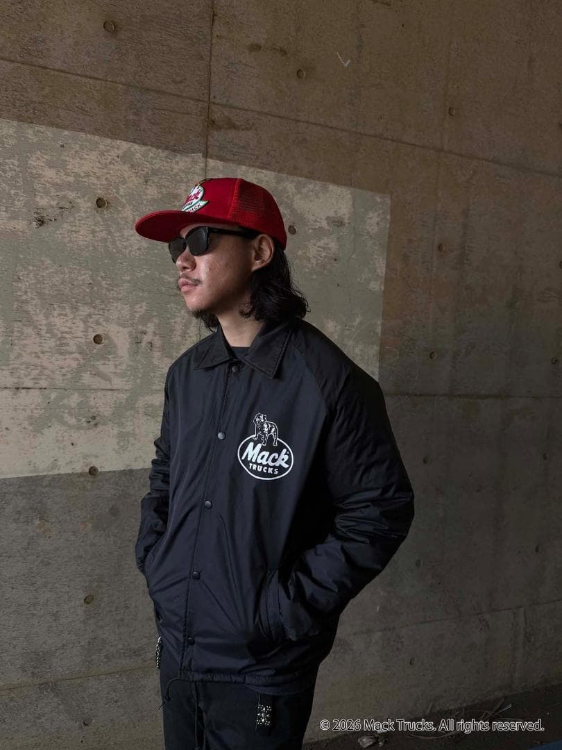 希少サイズXL Mack Trucks × FJ ボアコーチジャケット ブラック - メルカリ