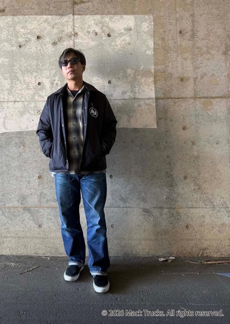 希少サイズXL Mack Trucks × FJ ボアコーチジャケット ブラック - メルカリ