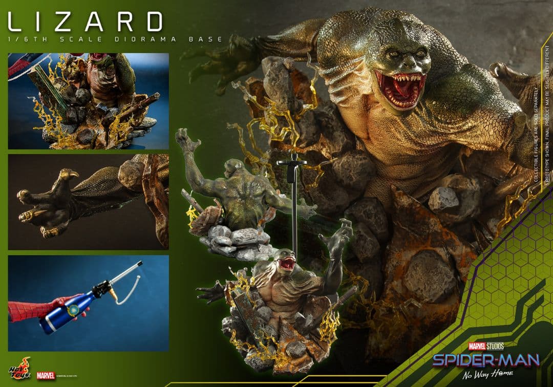 新品未使用・リザード台座 スパイダーマン ノーウェイホーム ホット