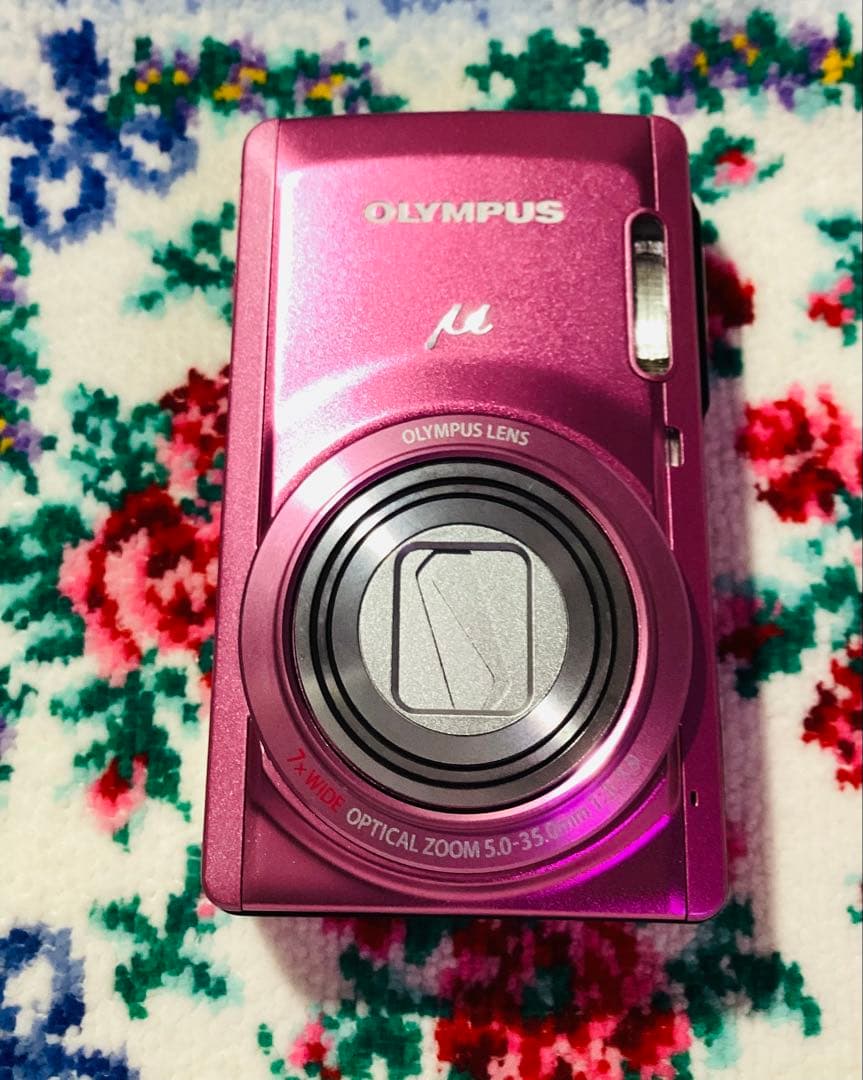 Olympus μ-7050 ピンク コンパクトデジタルカメラ