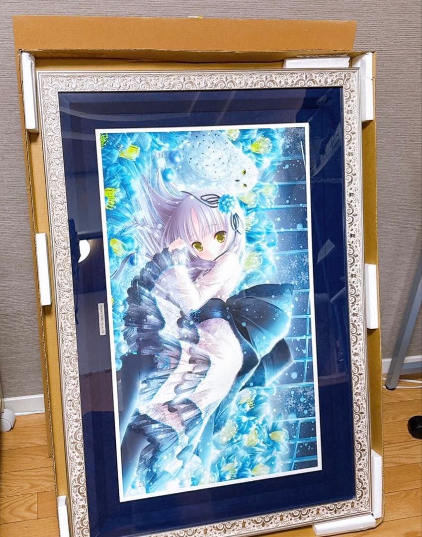 版画 てぃんくる ミクスドメディア アールビバン Y OWL DX 版画 てぃんくる ミクスドメディア アールビバン Y OWL DX 版画