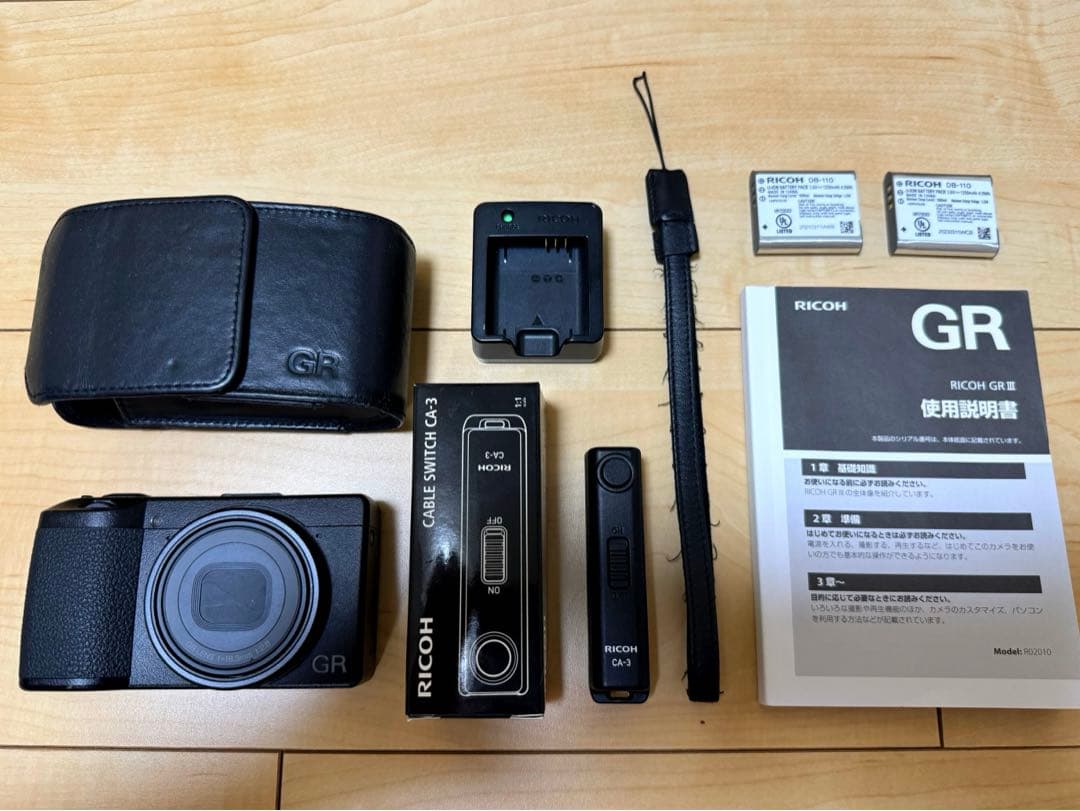 RICOH GR3 本体と付属品RICOH GR III 付属品セット GR3 Accessories