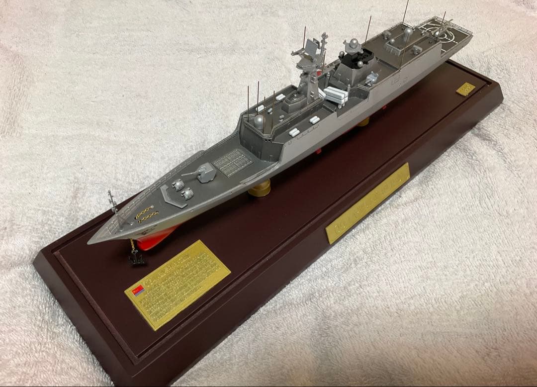 054A型フリゲート 全金属完成品 1/350 木製台座付き 艦船模型 - メルカリ
