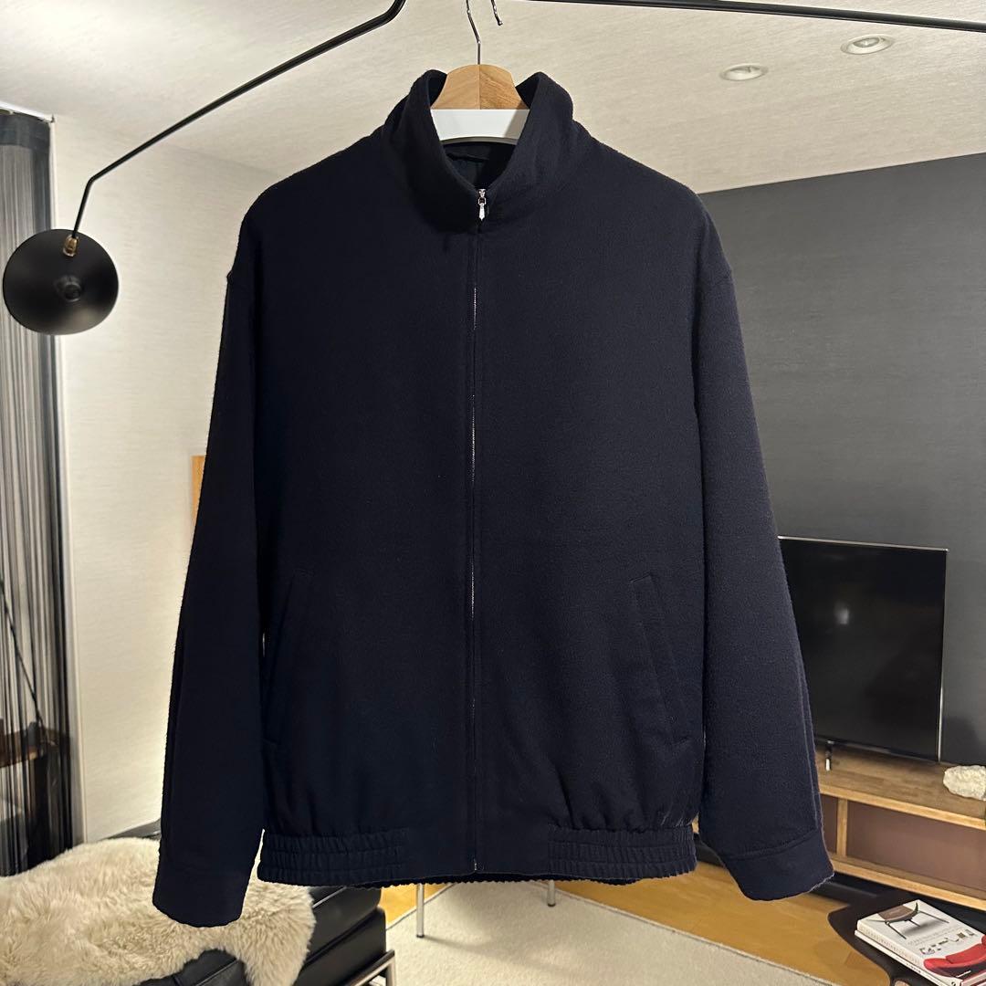 comoli カシミヤ トラックジャケット 22AW サイズ3 ネイビー - メルカリ