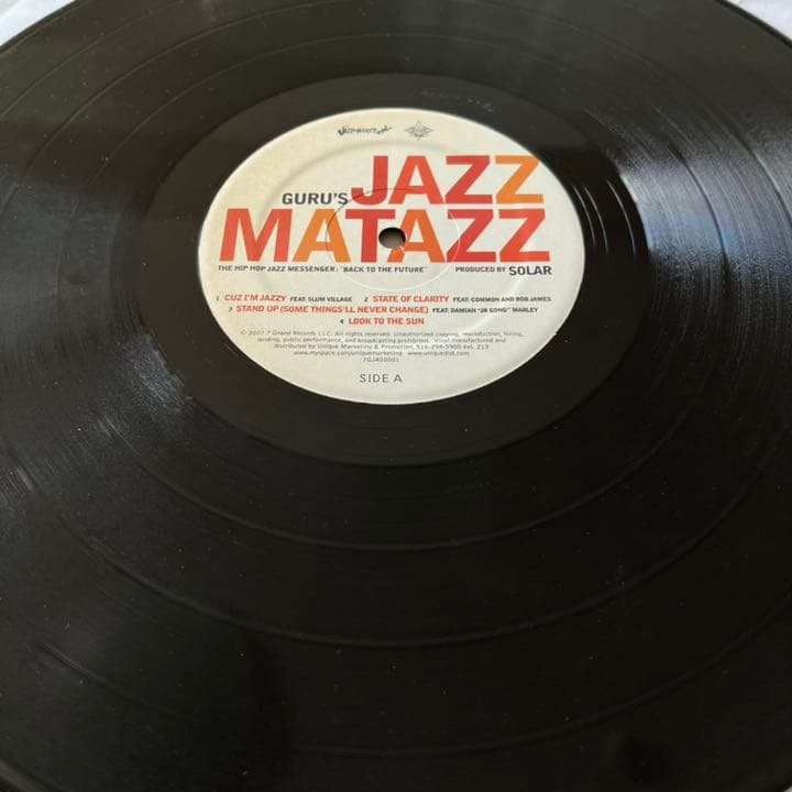 JAZZMATAZZ VOLUME.4 GURU LP アナログ レコード - メルカリ