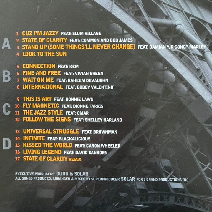 JAZZMATAZZ VOLUME.4 GURU LP アナログ レコード - メルカリ