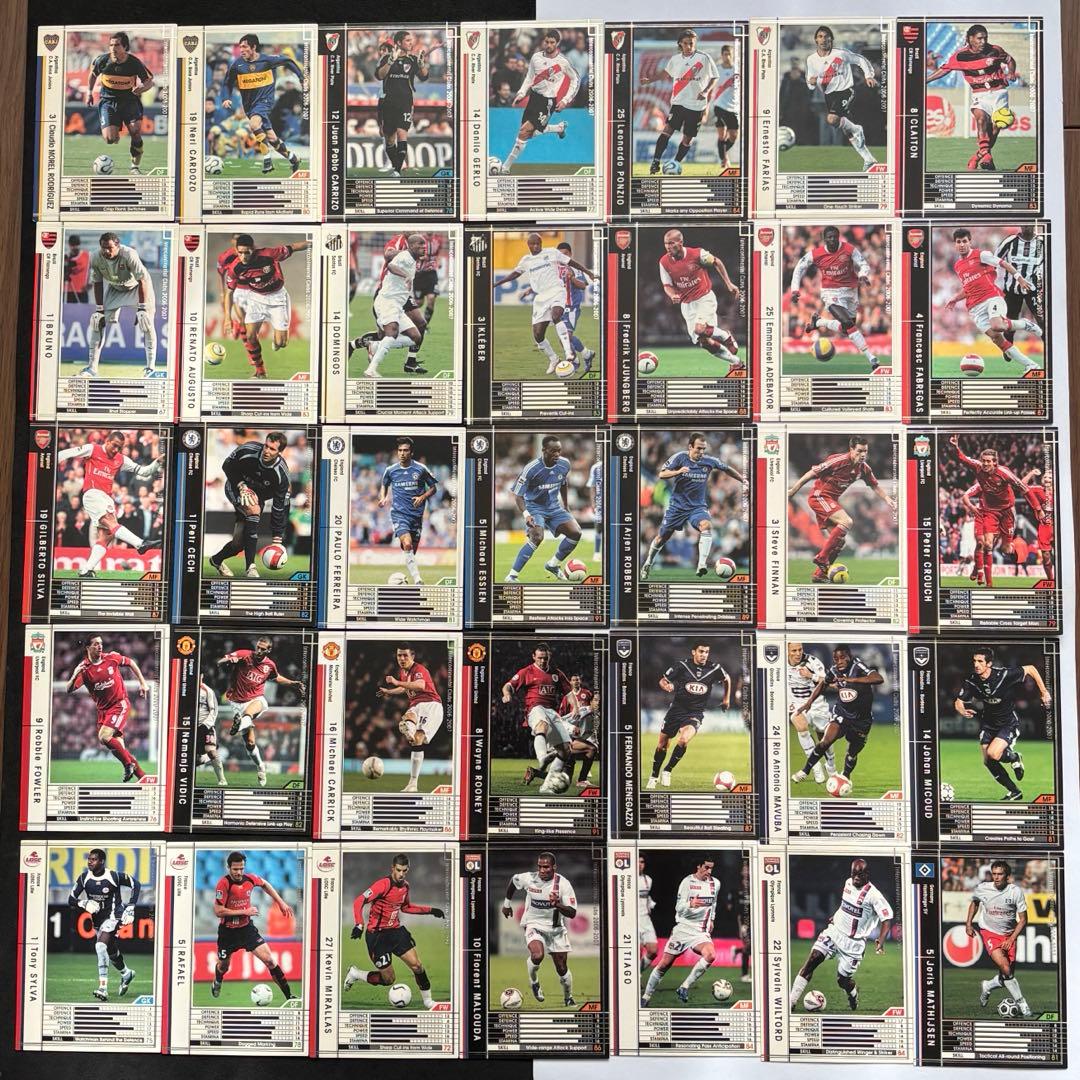 WCCF 06-07 07-08 08-09 ダブり無し200枚＆キラ8枚セット - メルカリ