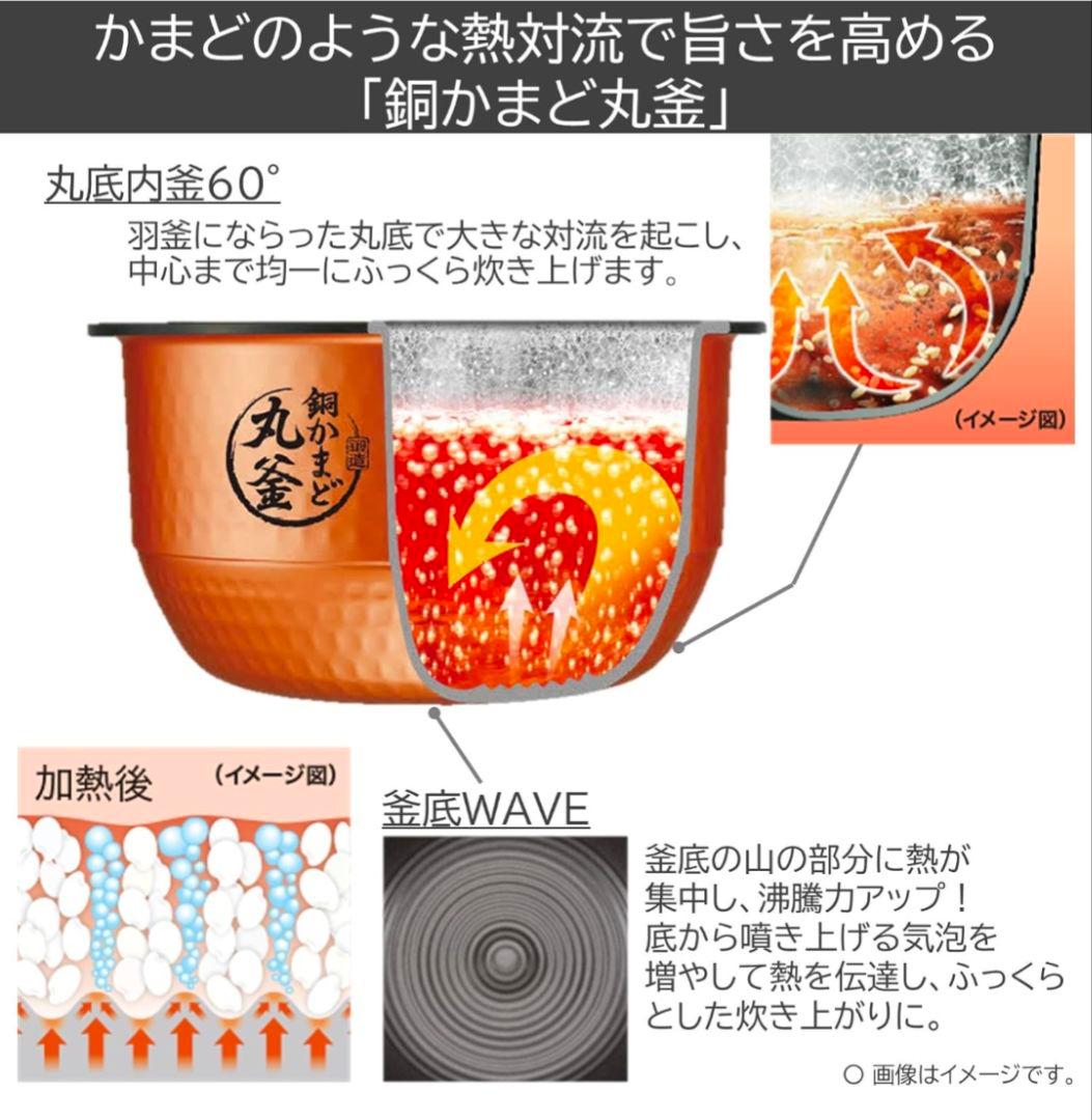 TOSHIBA RC-10VRV (K) 炊飯器 1.0L グランブラック