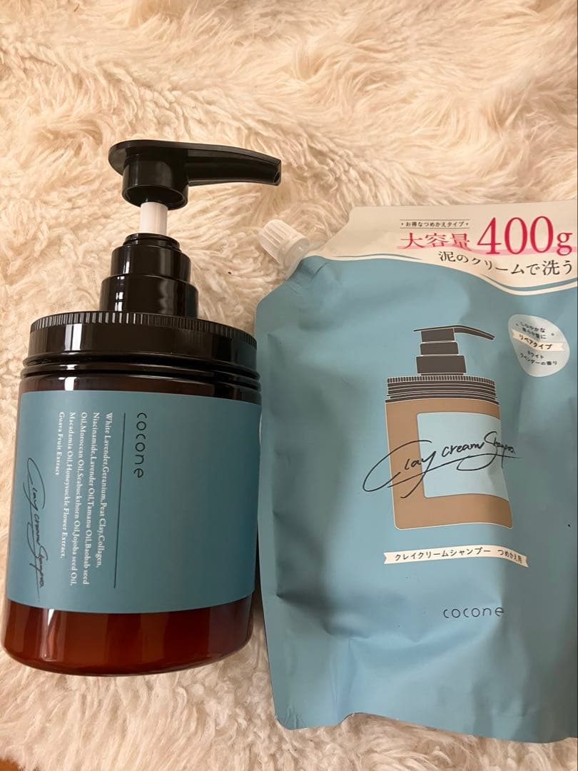 Cocone ポンプ式シャンプー 400g リペアタイプ リフィル付き - メルカリ